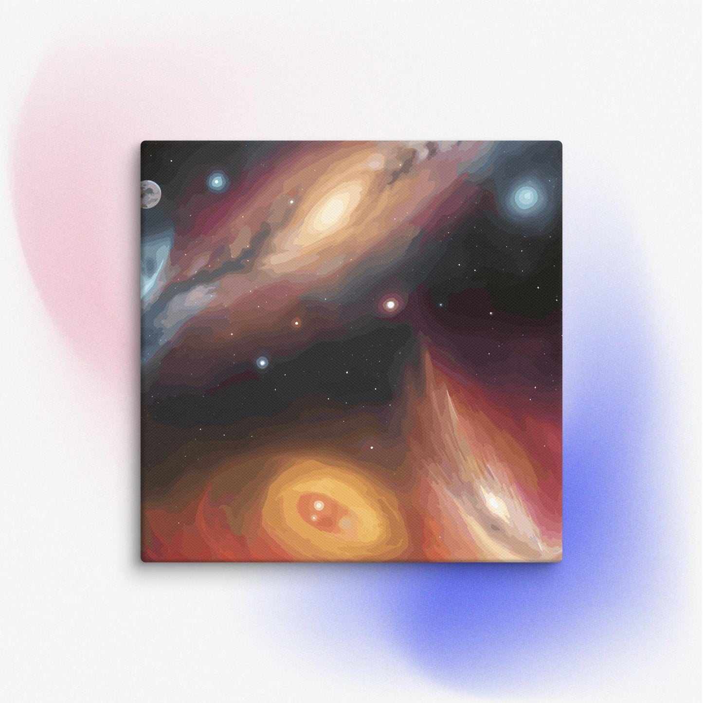 Abstract Outer Space Artist Rendition Canvas