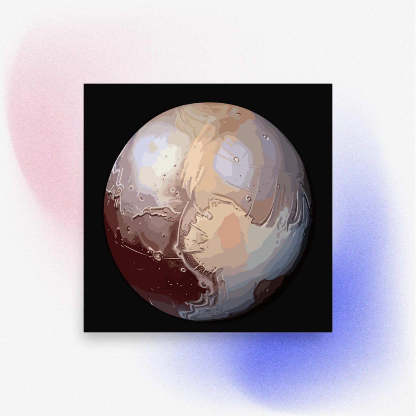 Pluto Artist Rendition Poster