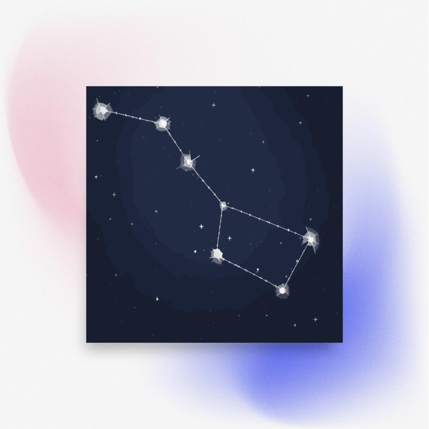 Big Dipper Artists Rendition Poster