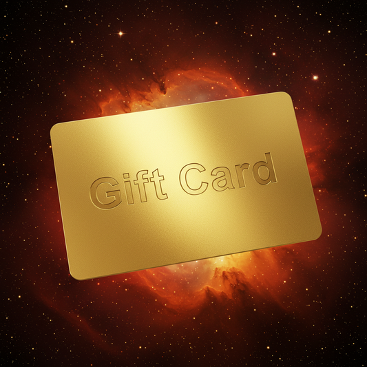 Golden gift card